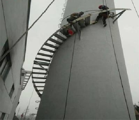 烟囱旋转梯安装质量保证措施